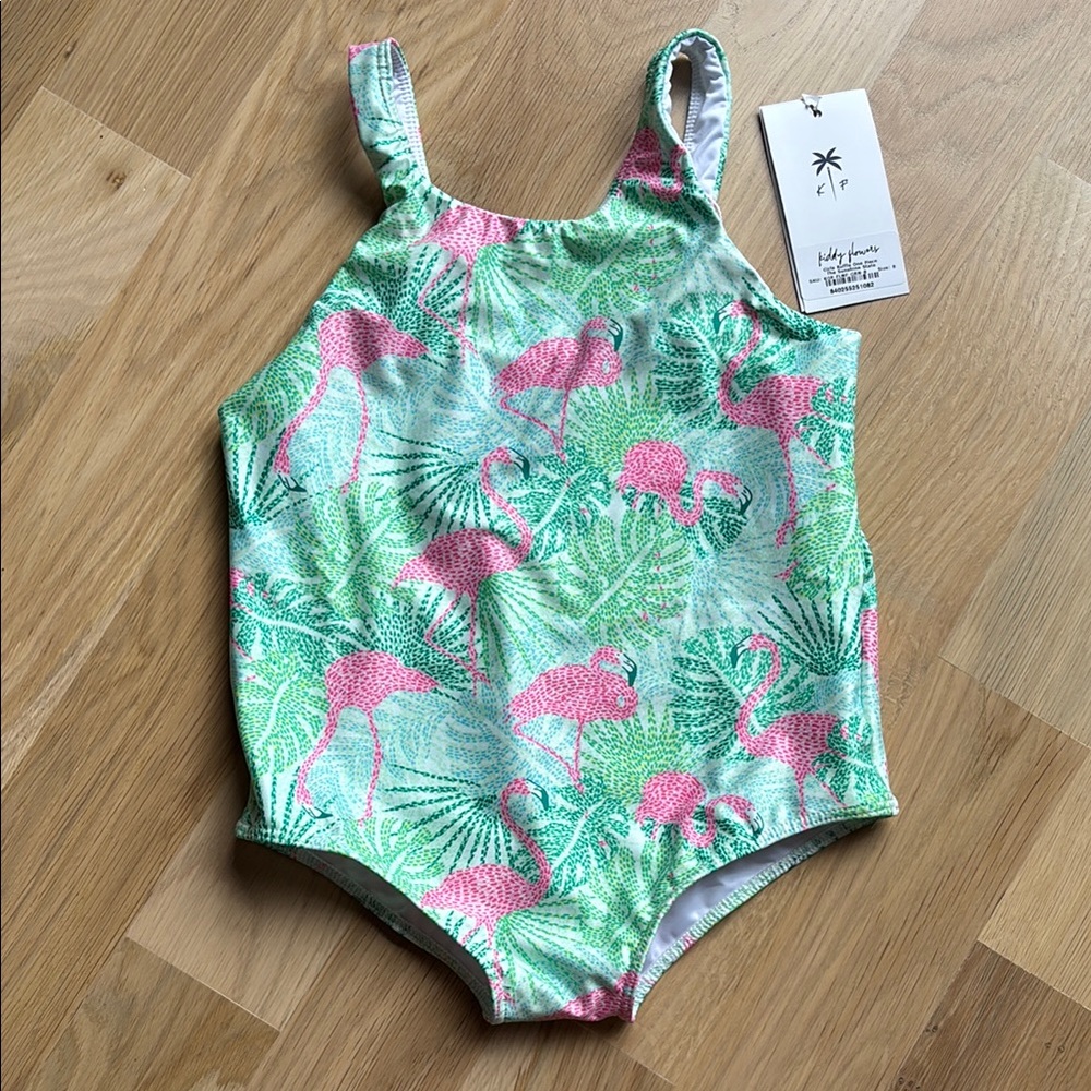 New Kenny Flowers The Sunshine State Girls one piece swimsuit